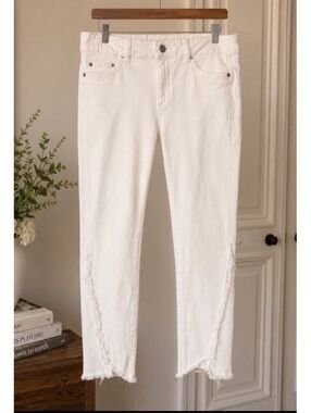 DL1961 Mara InstaSculpt Straight Ankle Jeans | White | Size 2-4